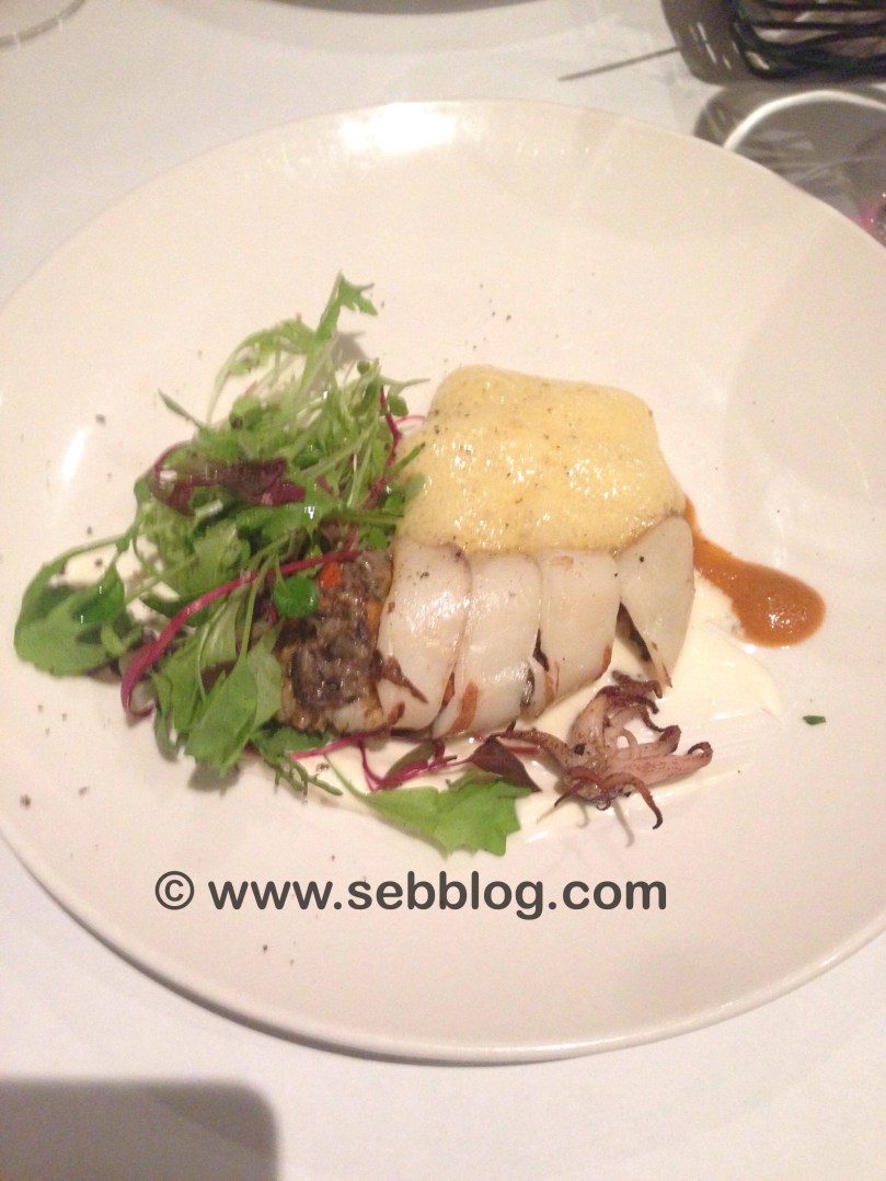 Snail Stuffed Calamari