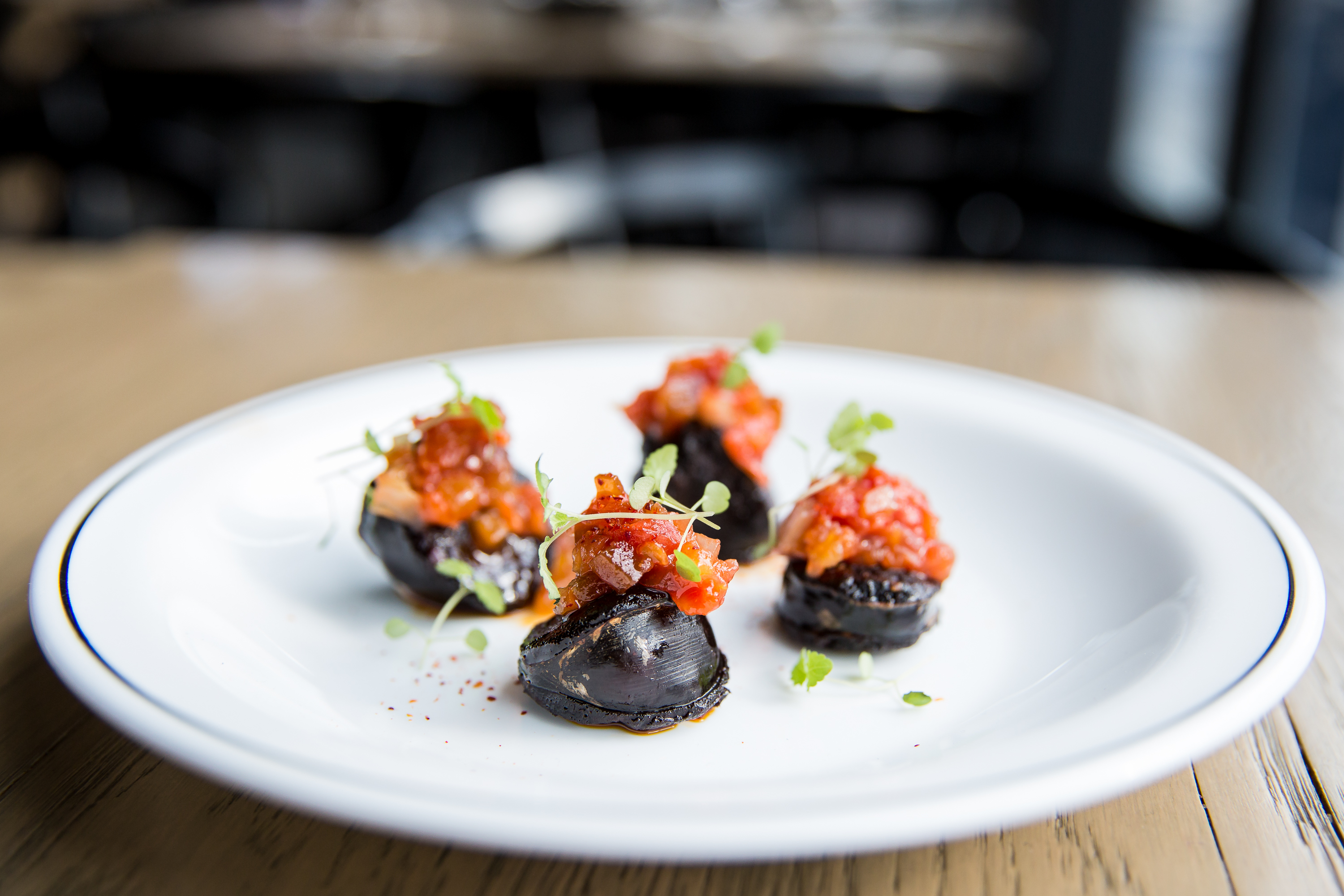 Espagne_SIAL_Boudin avec Chutney aux tomates-6